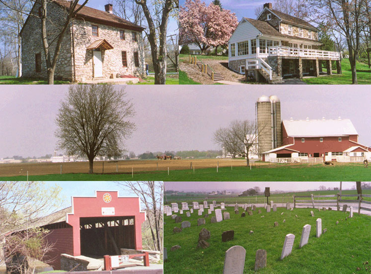 Amish farm image